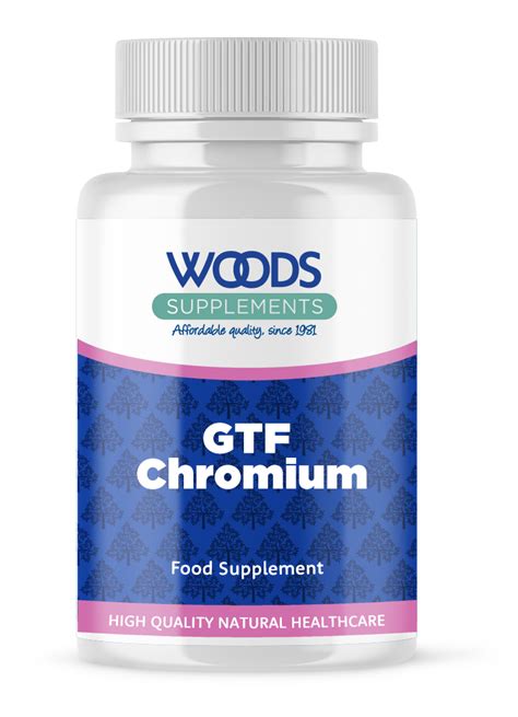 GTF Chromium Woods Health Supplements And Vitamins