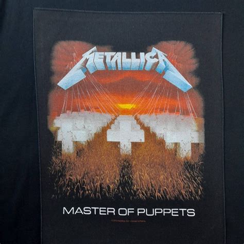 Metallica Master Of Puppets Back