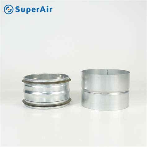 Circular Spiral Ducting Coupling Hvac Duct Fittings Air Conditioning Installation Supplier