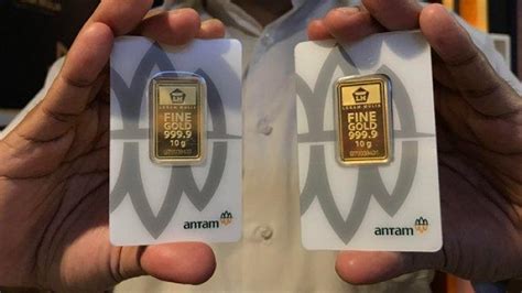 Rincian Lengkap Harga Emas Antam Hari Ini Turun Rp 18 000 Selasa 23