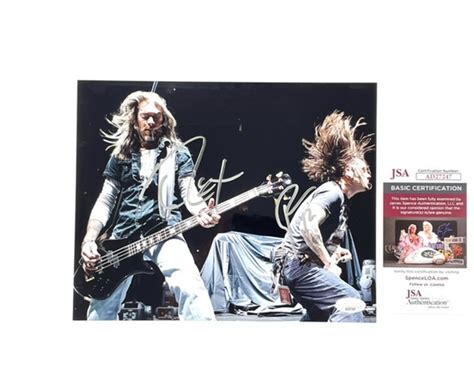 Phil Anselmo And Rex Brown Signed 8 X 10 Photo Pantera Down Jsa