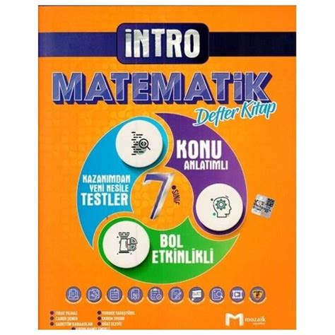 7 Sınıf Matematik İntro Defter Kitap Bkmkitap