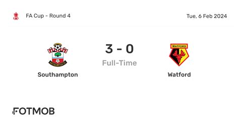 Southampton vs Watford - live score, predicted lineups and H2H stats