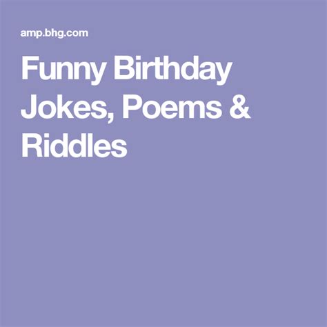 Birthday Riddles With Answers Riddles With Answers