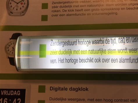 Leesliniaal Voor Slechtzienden Ouderenthuiswinkel Zus Mies