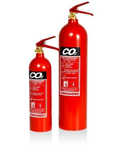 Mild Steel B Fire Extinguisher Carbon Dioxide Co2 Type Capacity 2kg