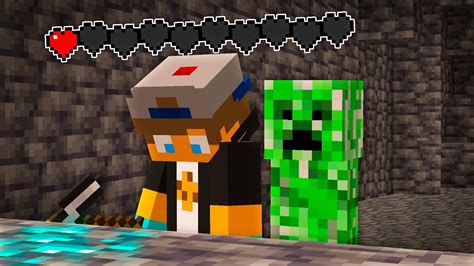 1 CORAÇÃO NO MINECRAFT HARDCORE YouTube
