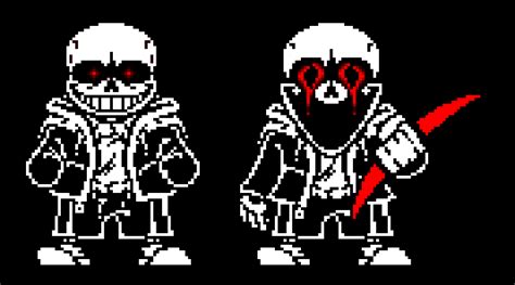 Vhs Sans Phase 1 2 Sprites By Zerogamingdeviantart On Deviantart