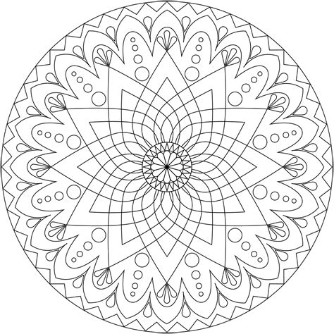 Don't Eat the Paste: Mandala to color