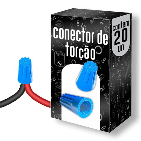 Kit C Conectores De Tor O Emenda Azul P Cabo Mm Trybo