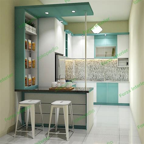 Jual Meja Bar Kitchen Mini Bar Kitchen Minimalis Modern Full Set Ukuran