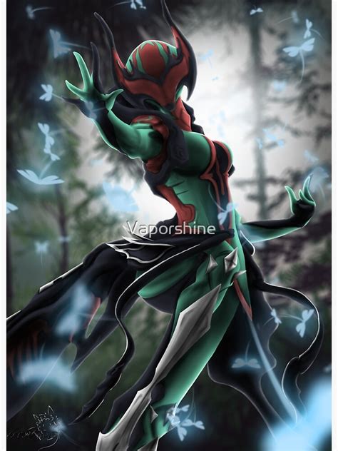 Titania Warframe Art Print For Sale By Vaporshine Redbubble