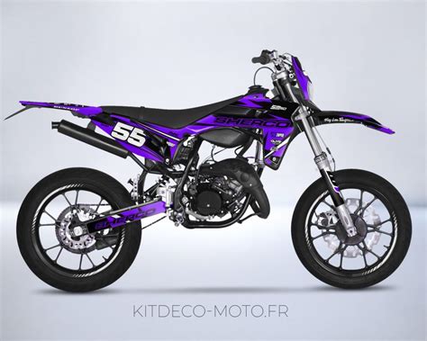 Kit D Co Sherco Sm Craft Violet Kitdeco Moto Fr