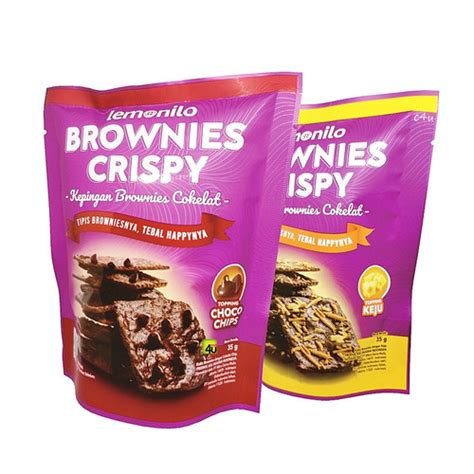 Jual Lemonilo Brownies Crispy Snack Sehat 40 Gram Shopee Indonesia