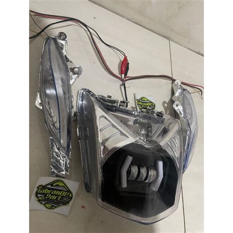 Jual COVER LAMPU DAYMAKER BEAT FI 2014 REFLEKTOR HEADLAMP DAYMAKER