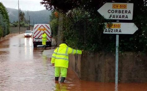 Carreteras Cortadas Por Las Lluvias En Valencia Las Provincias