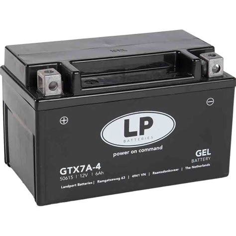 Landport GTX7A BS GEL Motorrad Batterie 12 V 6 AH Jetzt Bestellen A