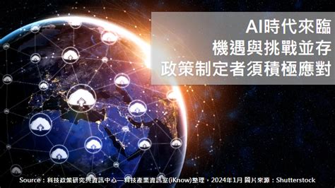 策略評析 ： Ai時代來臨，機遇與挑戰並存，政策制定者須積極應對 科技產業資訊室iknow