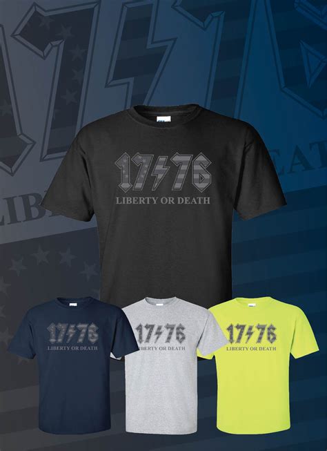 Liberty Or Death 1776 Rocker T Shirt — Gadsden And Culpeper