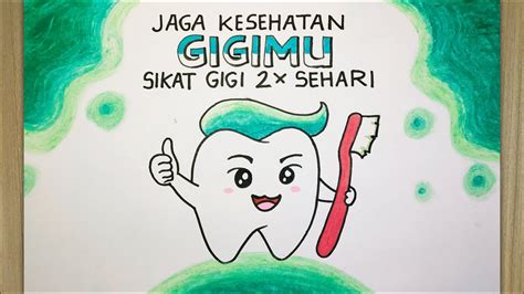 Contoh Poster Kesehatan Simple Dan Menarik Mudah Ditiru Anak Tk