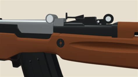 3D Sks Rifle TurboSquid 2244292