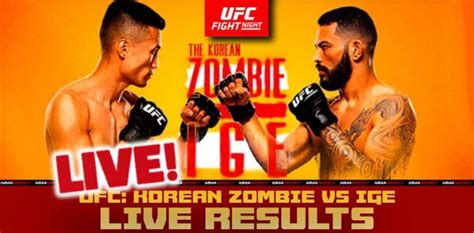 UFC Vegas 29 live results: Korean Zombie vs. Dan Ige - MMAWeekly.com | UFC and MMA News, Results ...