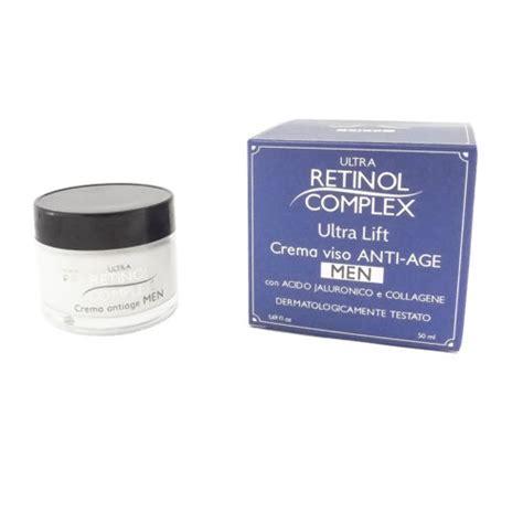 RETINOL COMPLEX ULTRA LIFT MEN CREMA VISO ANTI AGE CON ACIDO JALURONICO