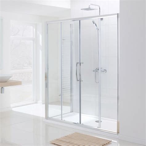 Lakes Classic Semi Frameless DOUBLE Slider Shower Door 1200mm LKV2DS120S