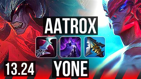 AATROX Vs YONE TOP Penta 15 1 3 7 Solo Kills 66 Winrate