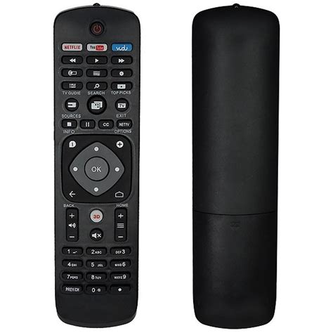 Controle Remoto Para Tv Philips Smart Netflix Eletromassa