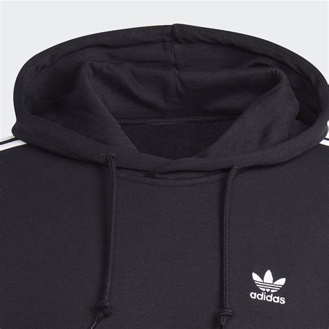 Adidas Adicolor Classics 3 Stripes Hoodie Black Adidas Uk