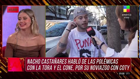 NACHO CASTAÑARES habló sobre COTY ROMERO Es la primera vez que me