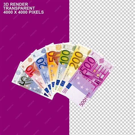 Premium PSD | Euro pound banknote euro money pound sterling coin