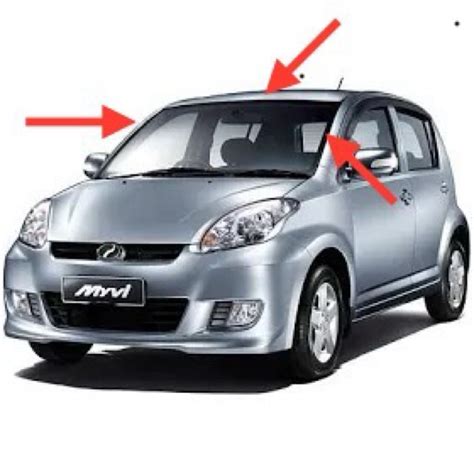 Perodua Myvi Front Windscreen Moulding Rubber Getah Cermin