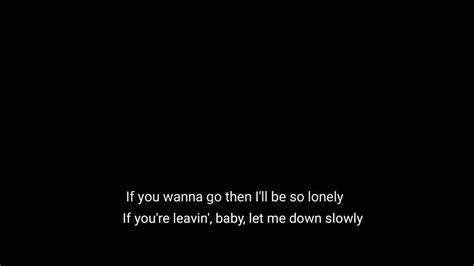 Let Me Down Slowly Tevvez Remix Lyric Youtube Music