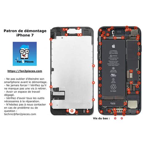 Free Downloadable Disassembly Pattern For Iphone 7 Plus