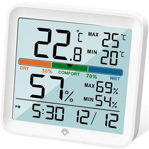 Noklead Hygrometer Indoor Thermometer Digital Room Humidity Gauge