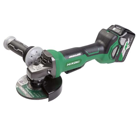 Hikoki 36v High Powered 125mm Angle Grinder With Battery Kit Gfc