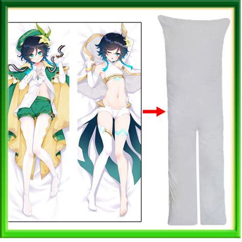 Aether Split Legs Dakimakura Sex Body Pillowcase Anime Genshin Impact Body Pillow Onahole