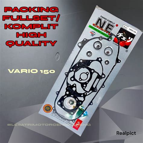 Jual Fullset Karet Head Paking Gasket Vario Led Cherry Iso