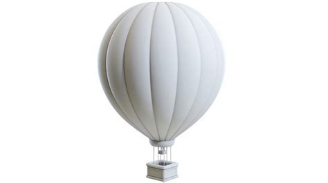 Premium Photo White Air Ballon Isolated On White Background