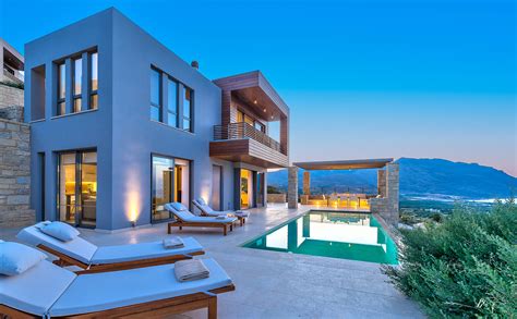 Villa Ariadne On Crete A Modern Design Villa With Infinity Pool And