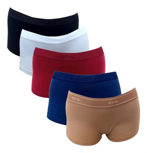 Kit Calcinhas Boxer Shortinho Largo Lingerie Feminina MercadoLivre