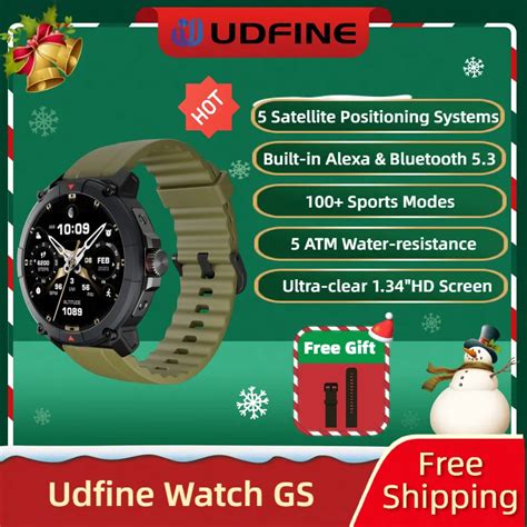 Udfine Reloj Inteligente Gs Para Hombre Y Mujer Pulsera Con Pantalla Hd