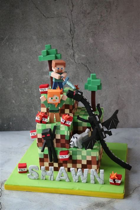 Minecraft Cake Selangor Pj Kl Malaysia Online Delivery Service Cake