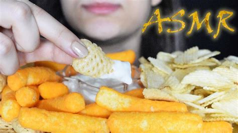 Asmr Chips Mukbang Different Flavors Ultra Crunch Eating Sounds No