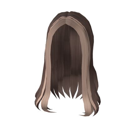 Blonde Brown Straight Simplistic Hair Roblox