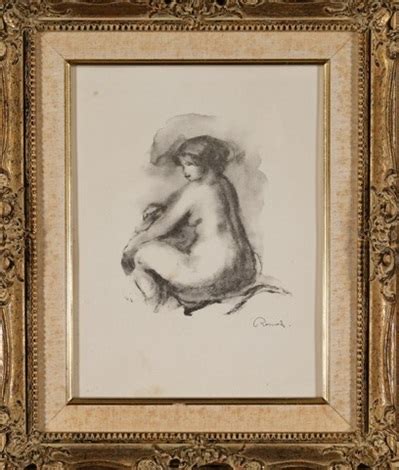 Tude De Femme Nue Assise From Lalbum Des Douze Lithographies