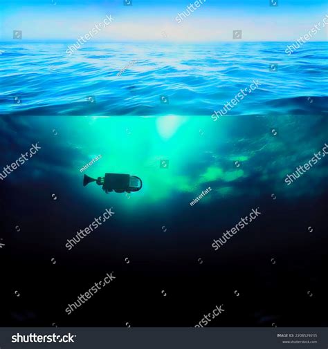3d Illustration Ocean Cleaning Robot Exploratory Stock Illustration ...