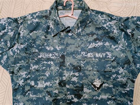 Us Navy Working Uniform Nwu Type Ii Navy Bluberry Mens Fashion